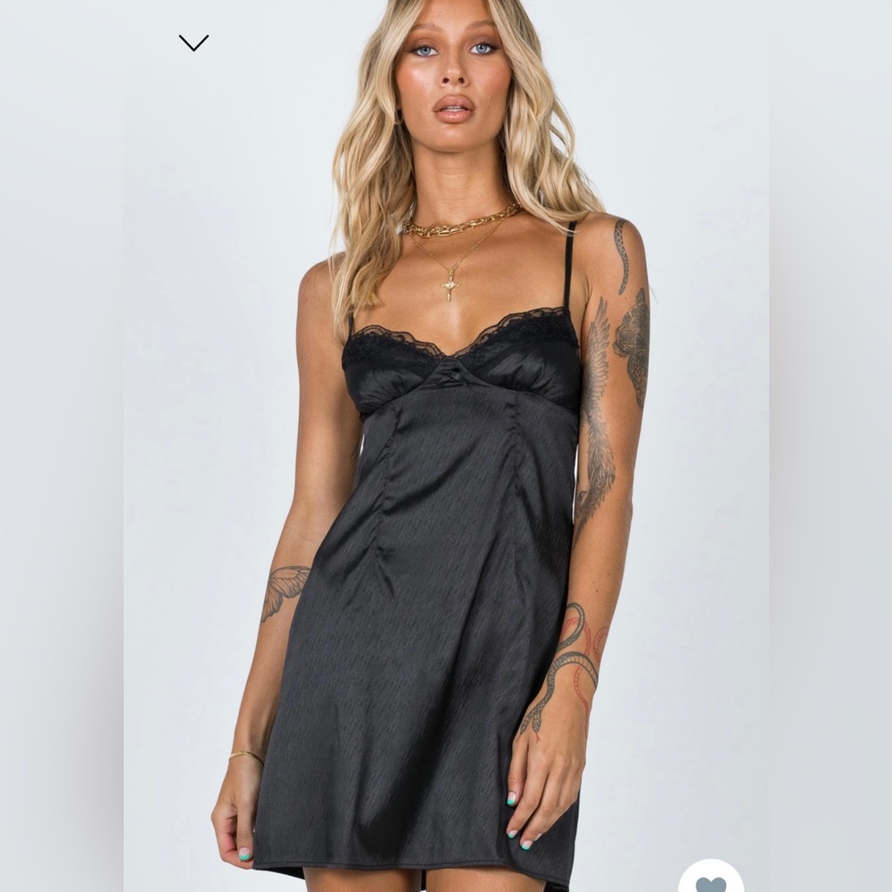Black Princess Polly Dale Mini Dress, Size 2